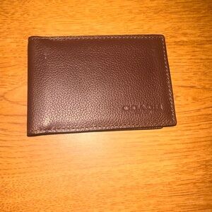 Coach card holder